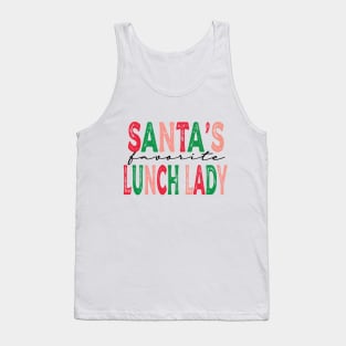 Santa's Favorite Lunch Lady Tank Top